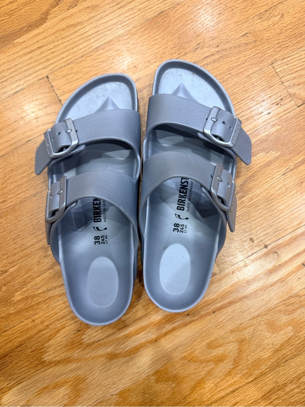 Birkenstock Gray EVA Arizona Double Buckle Sandals